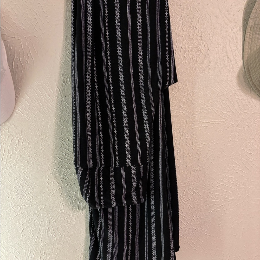 STRIPED FLARE LEGGINGS